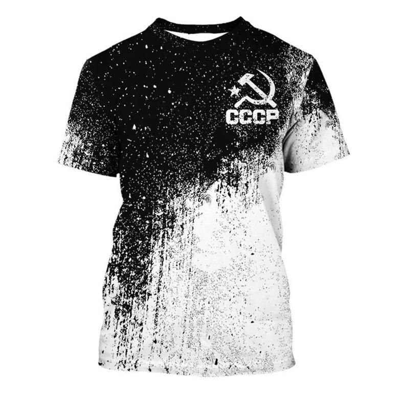 CCCP- Soviet 3D Print Sport Quick-dry Breathable Men Women T-shirt Casual Retro Trend Fashion Adult Kid Short-sleeve Clothes Top