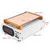 Separador de tela lcd, plataforma de aquecimento automático, máquina de reparo de telefone, remoção de vidro, placa lisa, separador de tela, 7 polegadas, 220/110v
