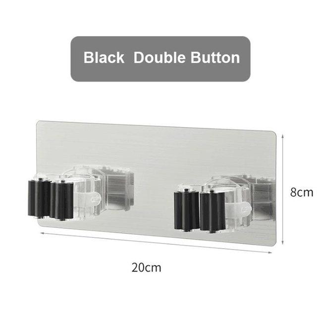 

Клейкие многофункциональные крючки, настенный органайзер для швабры, вешалка для щетки, крючок для кухни, ванной комнаты, прочные крючки