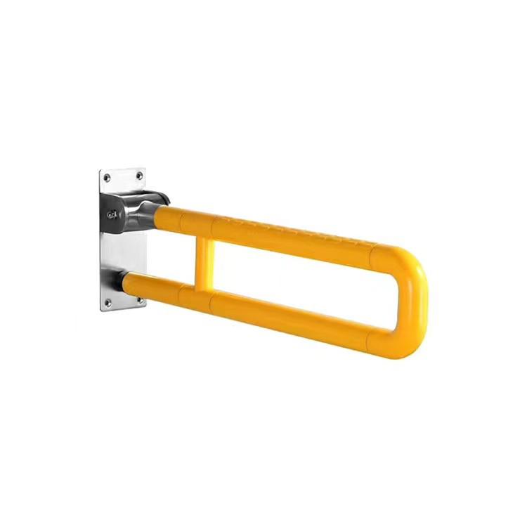 Foldable Safety Handrail for Barrier-Free Toilet - Elderly & Disabled Support