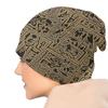 Hieroglyphische Symbole Motorhaube Ägyptische Mythologie Altes Ägypten Götter Atum Horus Osiris Skullies Beanies Caps Kreative Stoffhüte