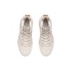 Li Ning NO.258 New Journey Slip Resistant Abrasion Resistant Mid top Skateboard Shoes Women's Light Gray Pink AGCR312-3