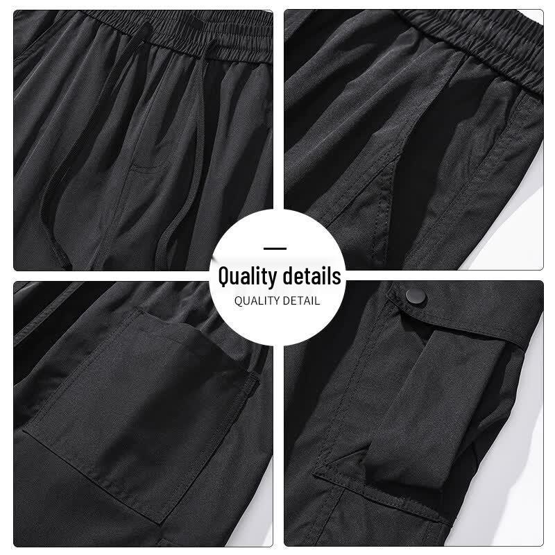 CHOCOOLATE Men's Quick-Dry Multi-Pocket Cargo Shorts