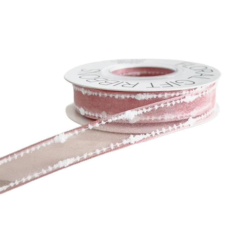 Flower Bouquet Decorative Ribbon Girly Style Series Bowknot Crafting Ribbon Handmade Gift Wrapping Binding Streamers