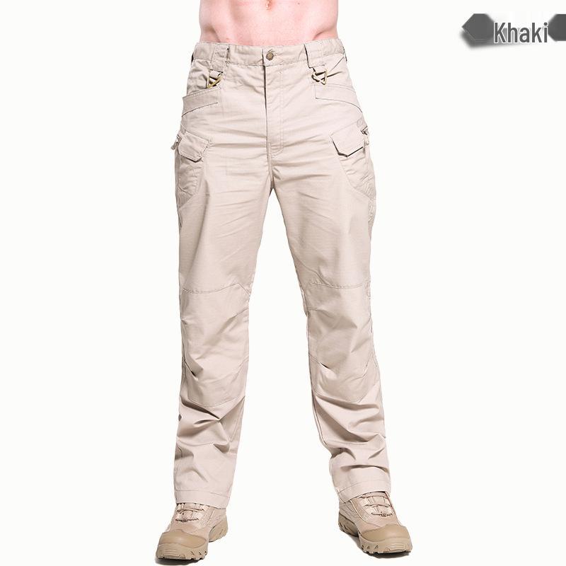 Men s Lightweight Quick-Drying Plaid Tactical Pants for Outdoor Sports Medium