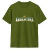 Unisex Tshirts Argentina Flag Creative Cotton Tee Shirt Short Sleeve T Shirt Crew Neck Clothes Plus Size