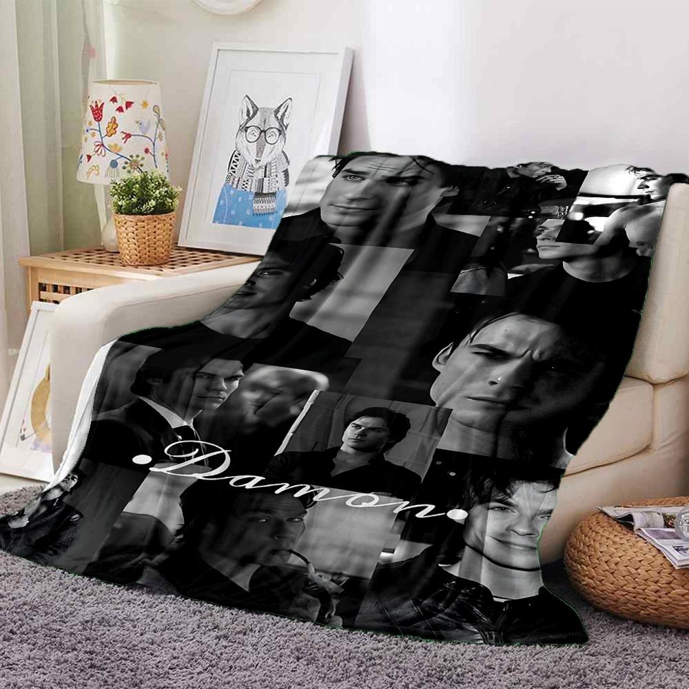 Damon'S Emotional Journey Blanket Soft Throw Blanket For Home Bedroom Bed Sofa Travel Office Solid Christmas Blanket