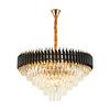 German Warehouse Modern Style Crystal Chandelier for Hotel Living Room Large Size LED Adjustable Height Ceiling Pendant Lights