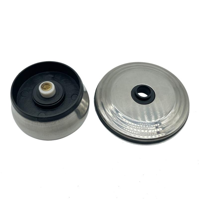 Heat Resistant Stainless Steel Pot Lid Thermometers Knob Easy Installation Design Accurate Temperature Control