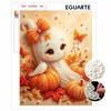 Halloween Pearl Painting Kit Cute Ghost Pumpkin Handmade DIY Home Decoration Painting