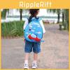 Cartoon Kids Backpack For Preschool With Breathable Oxford Fabric And Color Block Design For Boys And Girls