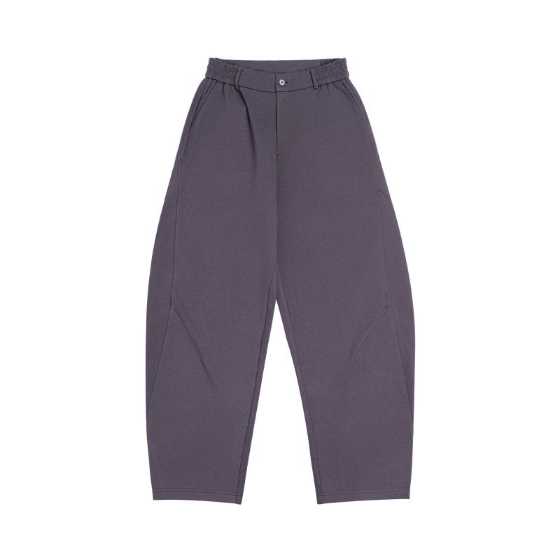 

[Simple Pants] Bodydream Casual Machete Pants Split Cut Casual Pants Loose Straight Sweat pants Gray Purple Xxxxxl