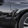 Black Car Fender Side Vents Air Flow Intake Hole Shark 3D BTYD6 Grille Sticker Cover for Ford Focus ST Mondeo Fiesta Kuga Escape Car R4W