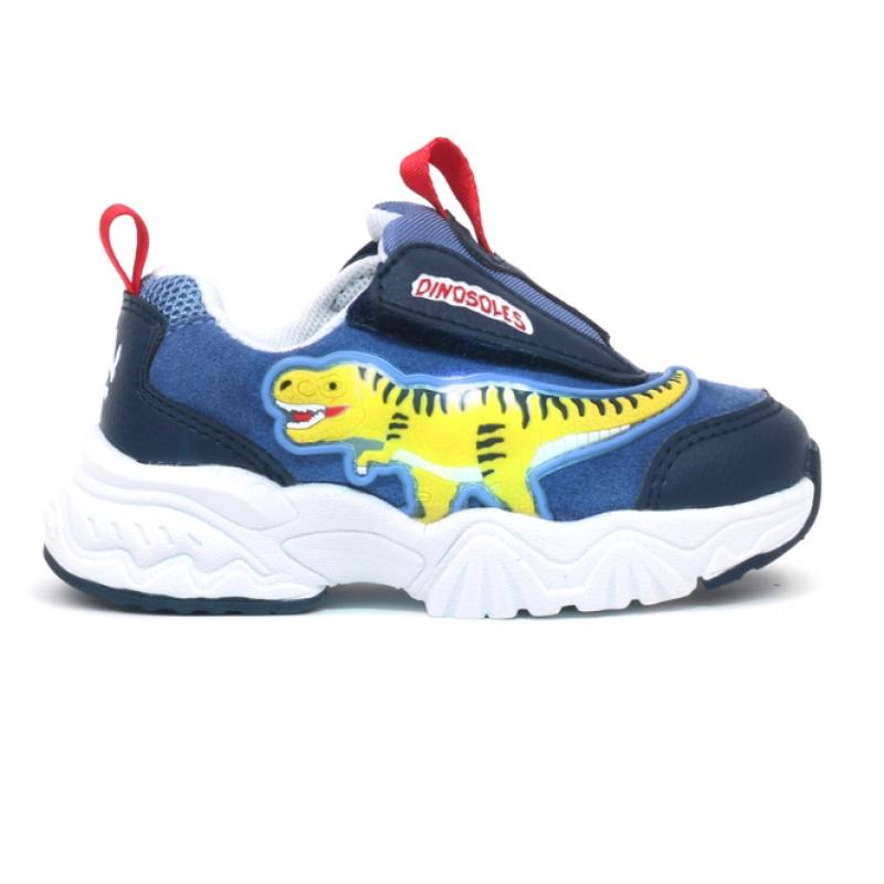 Tobbox Dinosoles T Rex Velcro Baby leaTher Navy dnkcd3Tsbb11nvy