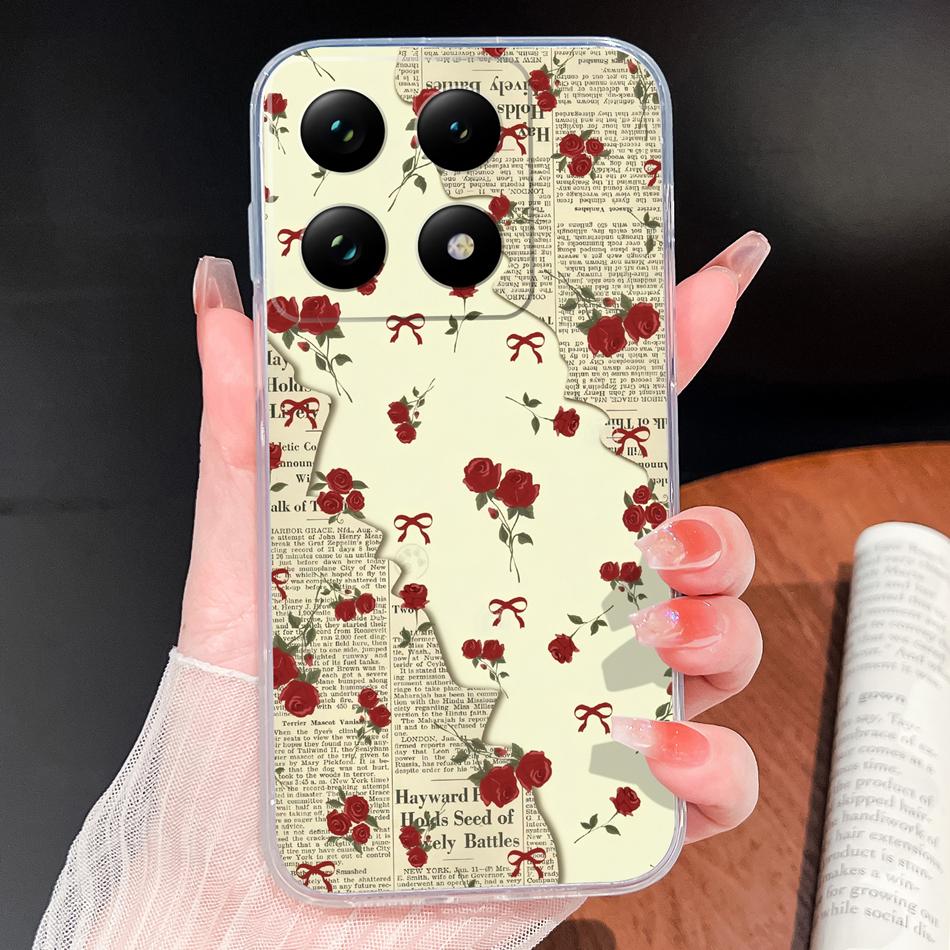 Case For Xiaomi 15T Pro Creative Funny Phone Shell For Xiaomi 15 T Transparent Soft Silicone Lightweight Protective Back Cover