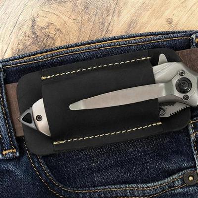 1 unidad Moda Cuero Táctico Funda para Cuchillo Impermeable Funda para Cuchillo Accesorio de Camping Portacuchillos