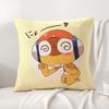 K-Keroro G-Gunsou Frog Cushion Cover Summer Coolness Linen Fabric Double-Sided Printing Pillow Case Sofa Home Decor Gift