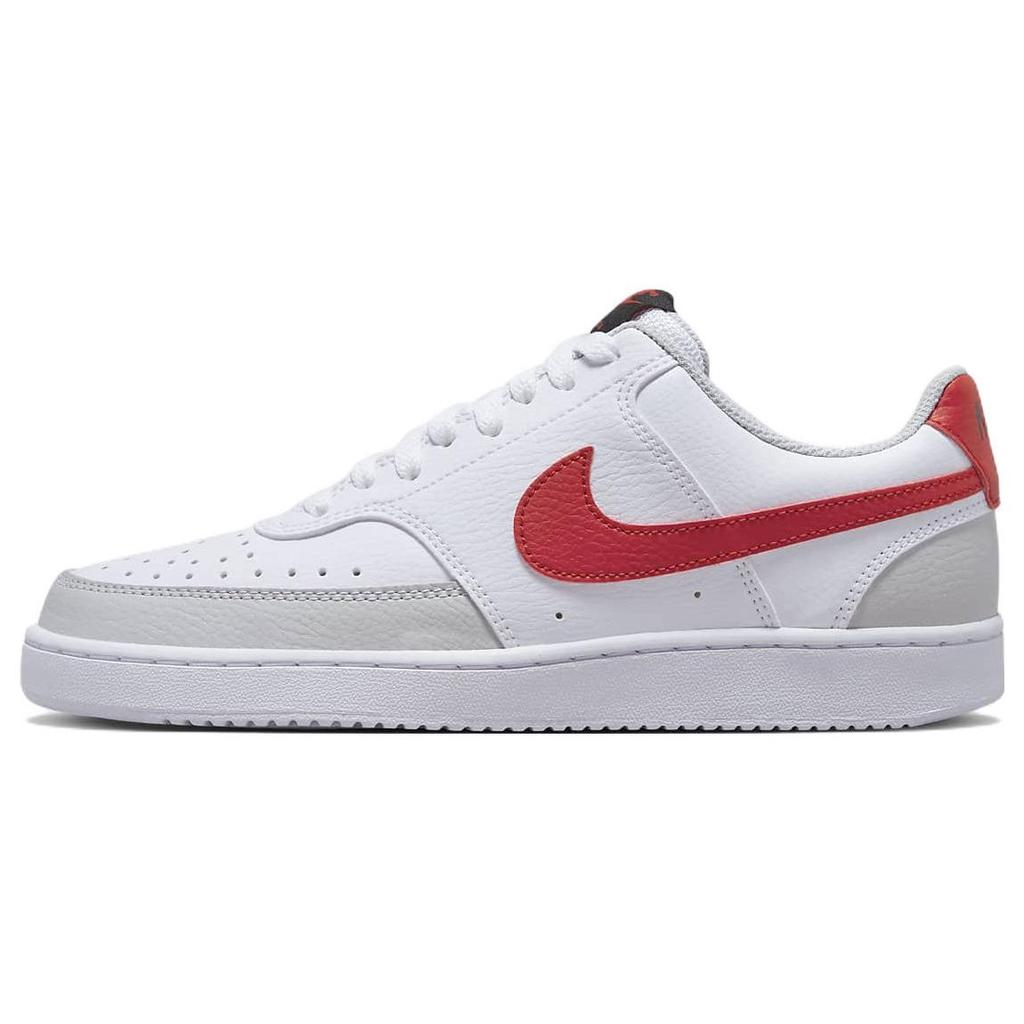 Nike  Court Vision Low White University Red Women Sneakers Grey-Fog Black FD0284-100