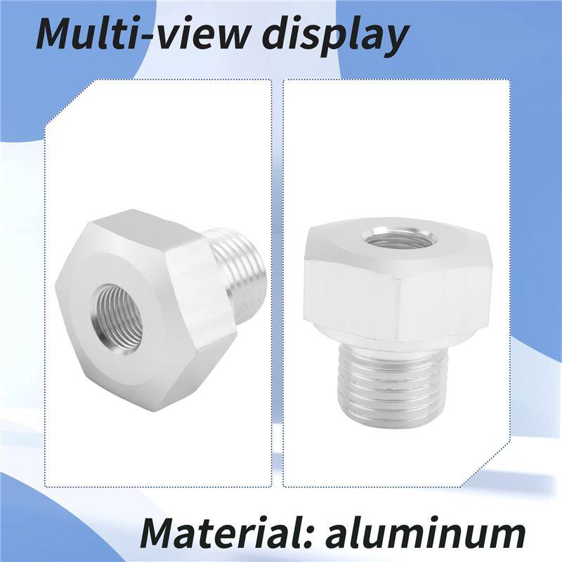 Practical Oil Pressure Adapter Fitting LS Swap Gauge Sensor Adapter M16X1.5 M12X1.5 1/8 Connector NPT Connectors-A08Q