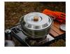 CLS 4.3L Stainless Steel Outdoor Steamer Pot - Portable for Rice, Noodles, Soup Cooking, with Steaming Basket