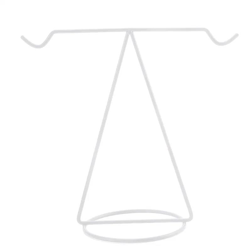 Metal Earring Display Stand For Necklace Handbag Multiple Shapes Jewelry Key Chain Holder