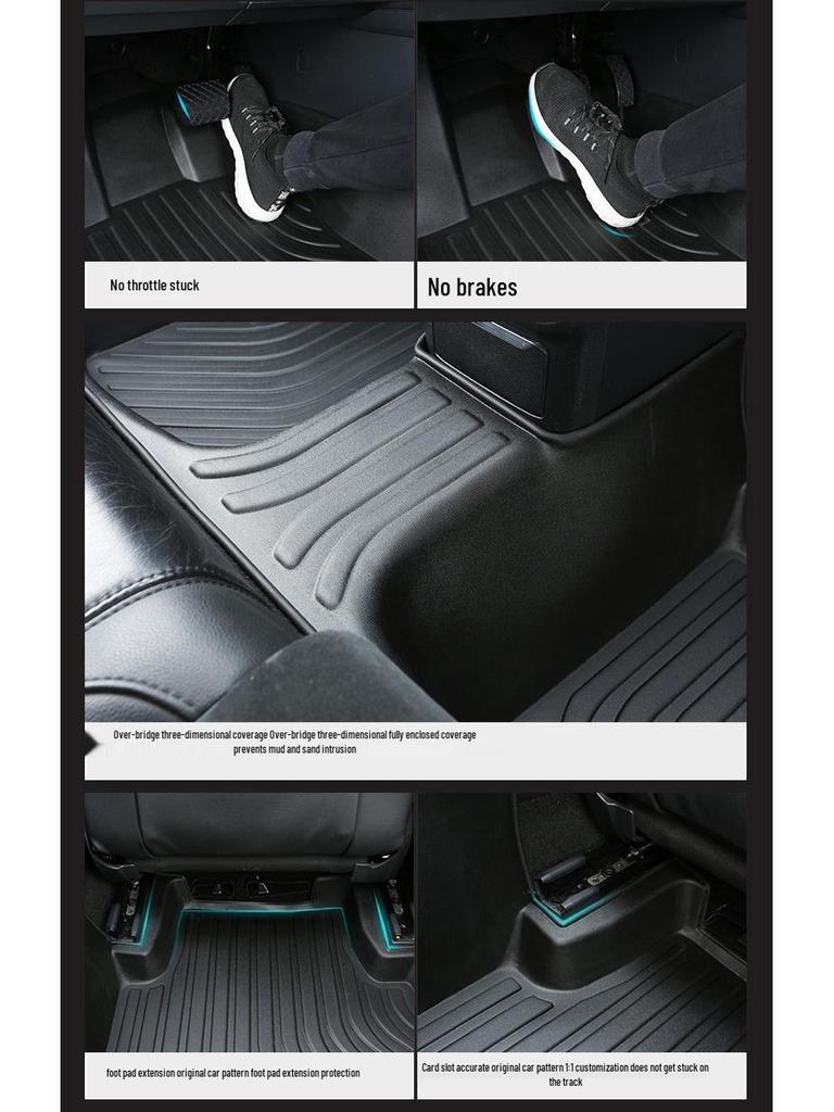 Zhonghua H530 2011-2018 Non-Slip Wear-Resistant TPE Car Floor Mats