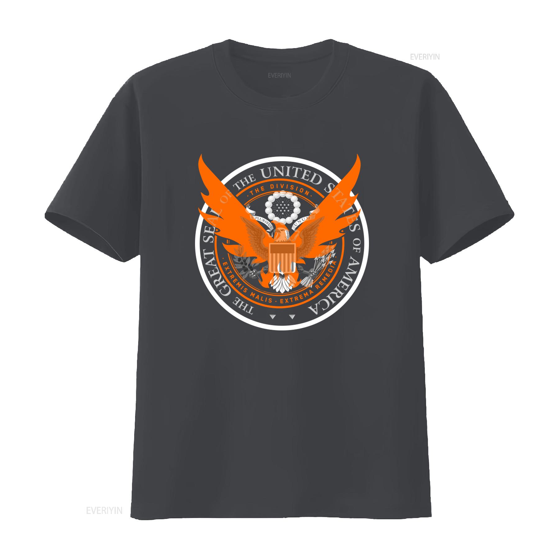 2026 New Tom Clancys The Division 2 Shd Emblem Logo T Shirt Print Unisexs Vintage Y2K Slightly Unisex Breathable Homme Streetwear S