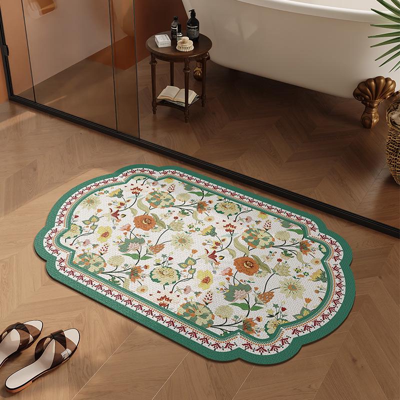 American-Style Diatomaceous Earth Quick-Dry Non-Slip Bathroom Mat