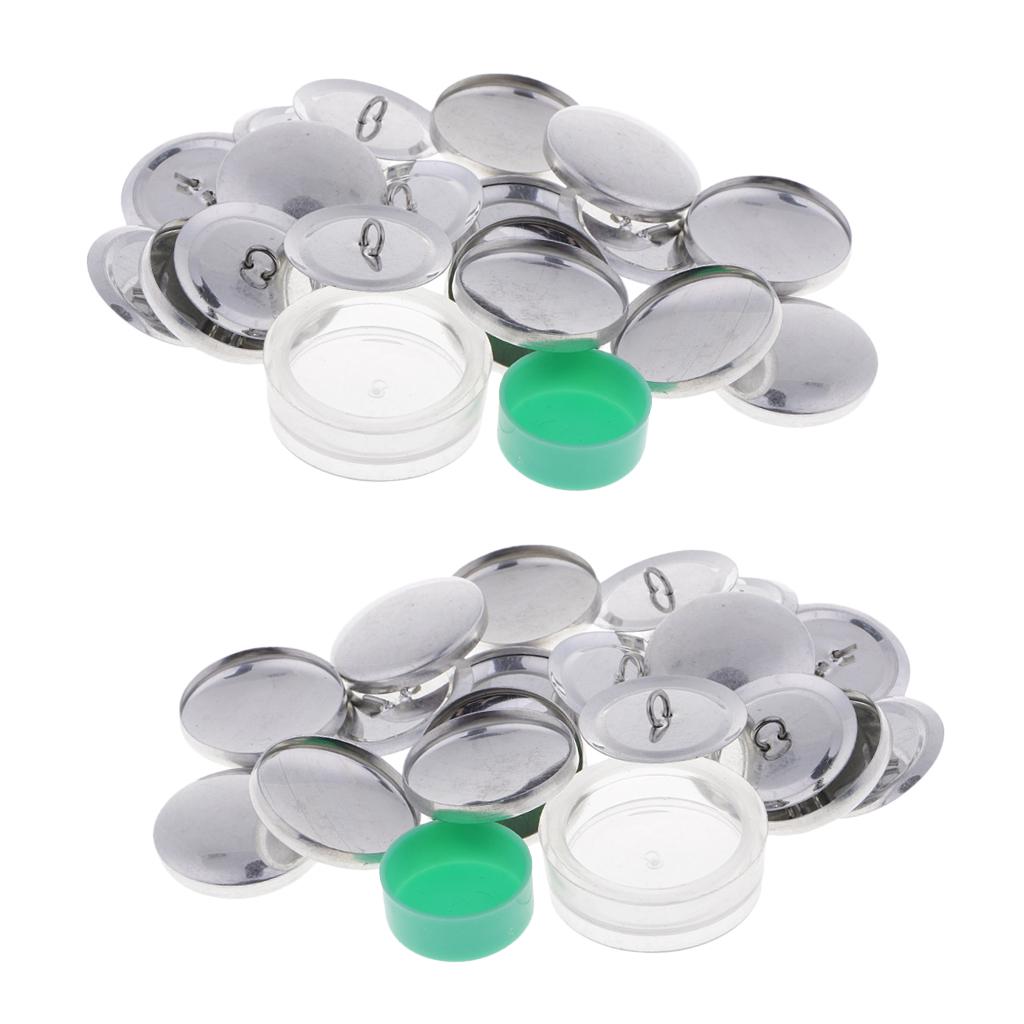 20 sád Stlačenie tlačidla Tlačidlom na utierku Základný polotovar DIY 30 mm