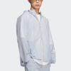 Adidas Fos Ss25 Full Zip Jacket, Unisex Comfortable Casual Blue Outerwear JZ8714