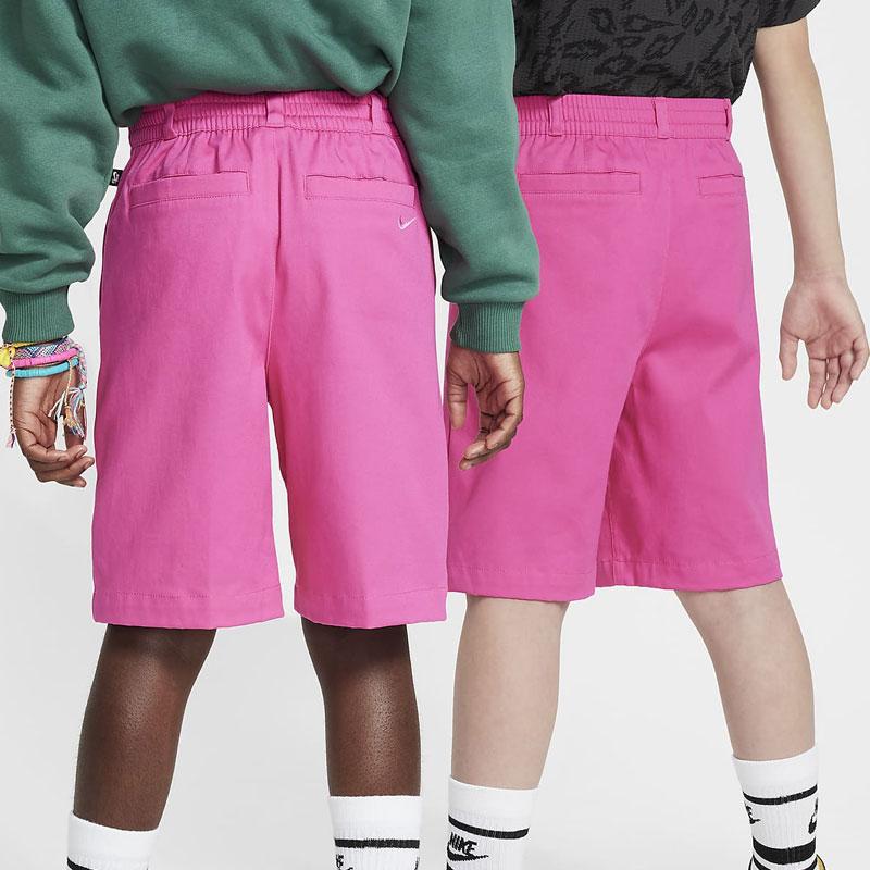 Nike Comfortable Breathable Casual Kids Shorts Kids Bottoms Alchemy-Pink Playful-Pink FN9217-605