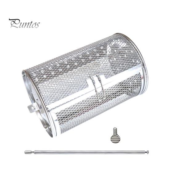 

Вращающаяся корзина для гриля из нержавеющей стали для гриля на открытом воздухе, набор для барбекю из овощей, рыбы, усовершенствованная клетка для куриных крылышек в виде палочки, автоматическое вращение на 360 градусов XL