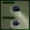 Self-Adhesive Lotus Glow-in-the-Dark Toilet Sticker Bathroom Toilet Lid Decoration Ambiance Decorative Sticker Wall Decor Decal