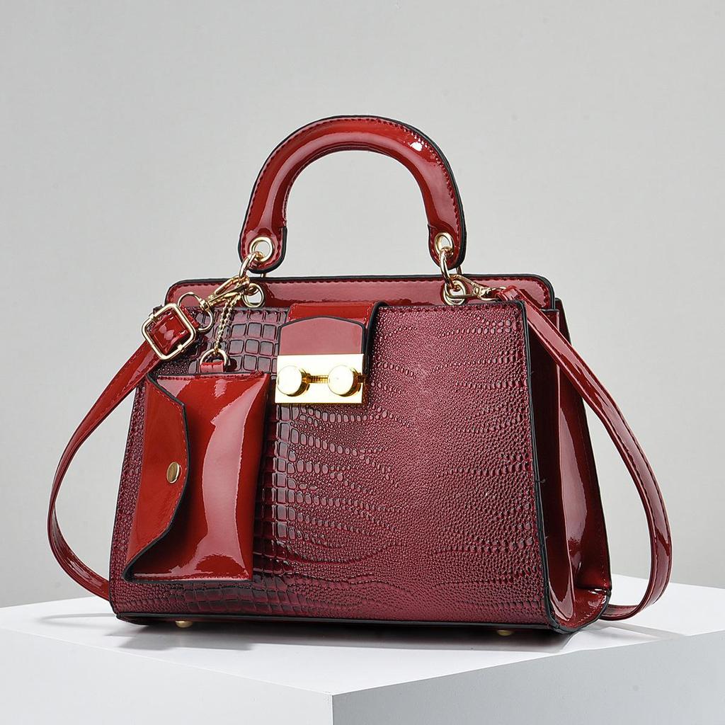 2023 Damen Eidechsenmuster Zweiteiliges Schulter- & Umhängetaschen-Set - Europäische & Amerikanische Mode