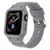 Case for Apple Watch Band 44mm 45mm 49mm 42mm 40/38 Watch Strap for Iwatch 7 8 6 5 4 SE TPU Protective Cover Silicone Bracelet