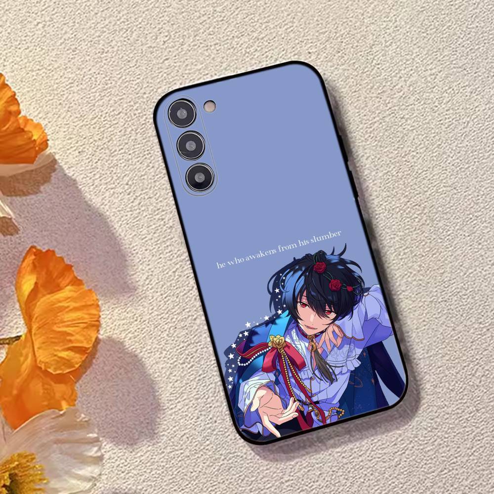 Sakuma R-Ritsu Game Ensemble Stars Phone Case For Samsung Galaxy A73,A72,A71,A70,A53,A52,A51,Soft Silicone Black Cover