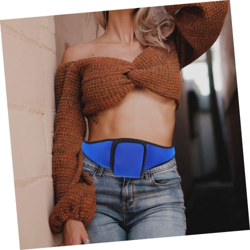 Mikinona Gym Belt, Portable Microphone, Running Waist Pack, Microphone Holder for Mic Stand, Tote Insert, Organizer, Sports Pouch for Mic, Mic Carry