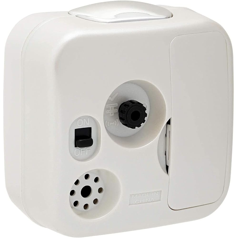CASIO Alarm Clock, Table Clock, Analog, Small, with Light, White, Simple Design, TQ-157-7BJF