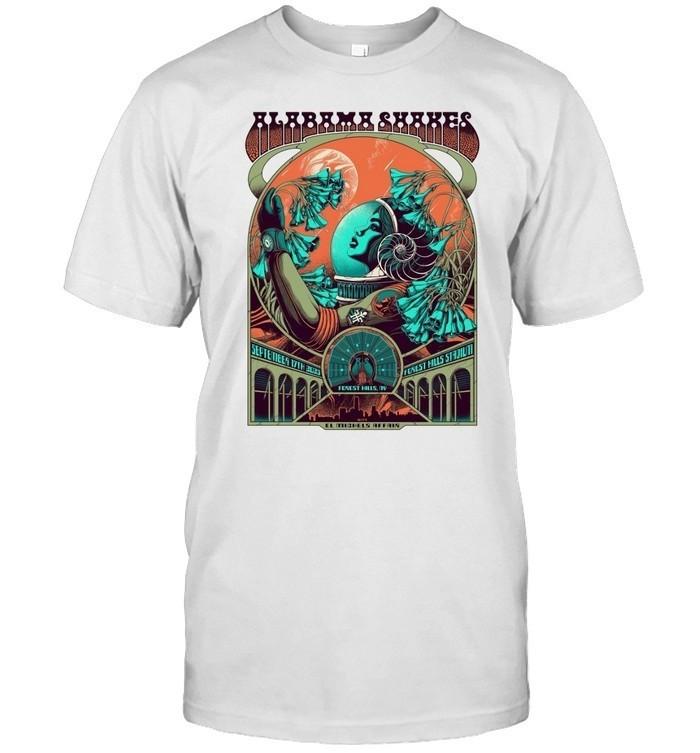 

Alabama Shakes T-Shirt Forest Hills Stadium 2015 Concert Tour Graphic 3XL