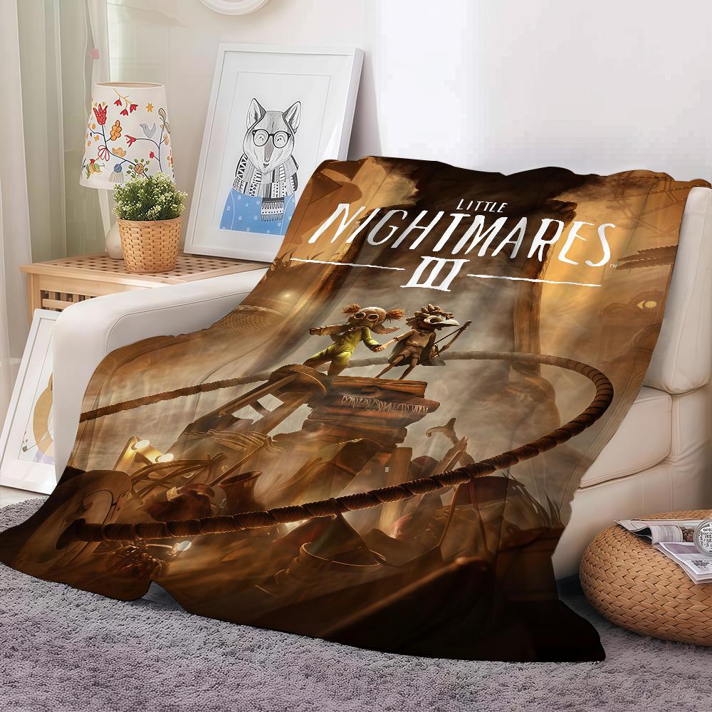 Game L-little N-nightmares Blanket Warm And Soft Suitable For Bedroom Living Room Sofa Bed Office Travel Camping