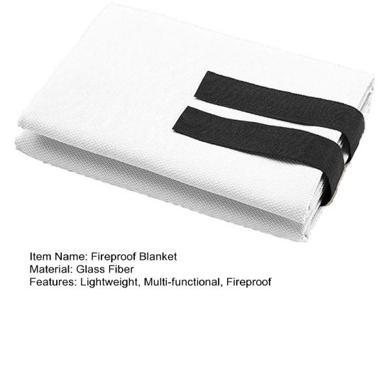Pătură ignifugă de urgență cu mâner Protecție ignifugă Pătură ușoară din fibră de sticlă utilizată pe scară largă
