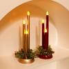 Retro Christmas LED Candles Light Flickering Electric Candle Tealight  Home New Year Decor