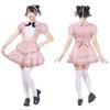 Lyrical Palette Cosplay Halloween Idol Tweed Maid Pink [Clear Stone] Women's