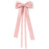Fashion Fabric Ribbon Hair Bow Hairpin for Women Girls Hair Clips Solid Double Bow Top Clip Female Hair Accessories