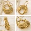 Handbags For Women New Gold Luxury Designer Handwoven Noodle Bags Rope Knotted Pulled Hobo Silver Evening Clutch Chic