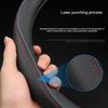 Full Leather Cover For All Seasons Auto Steering Wheel Cover Ultra-Thin Non-Slip Round Breathable Car Steering Wheel Protector
