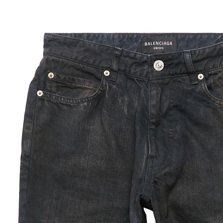 Balenciaga Frayed Edge Denim Shorts Men's 753212TOW532150
