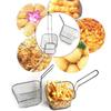 Mini Fryer Basket For Perfectly Crispy French Fries Fried Chicken Durable Easy To Clean