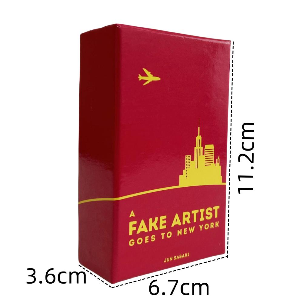 Board Game A Fake Artist Goes To New York Cards Deck for Party Playing