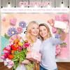 Happy Mothers Day Banner Mothers Day Background Decorative Mothers Day Hanging Sign Mothers Day Decoration Photo Booth Props